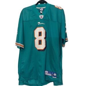Vintage REEBOK Miami Dolphins Daunte Culpepper NFL Jersey Men's Large